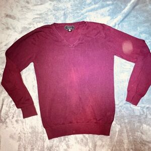 21 Men Burgundy Sweater